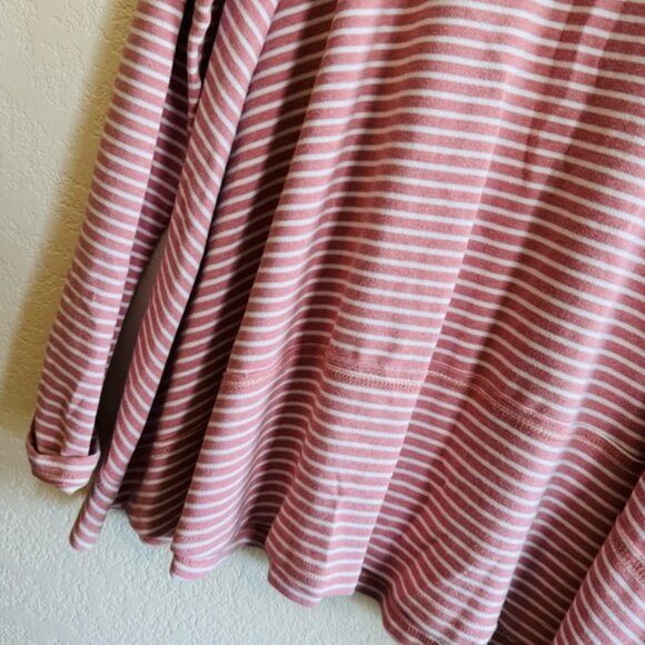 Easel Pink Striped Long Sleeve Top - Picture 3 of 7